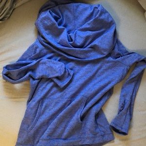 REI cowl neck athletic sweatshirt